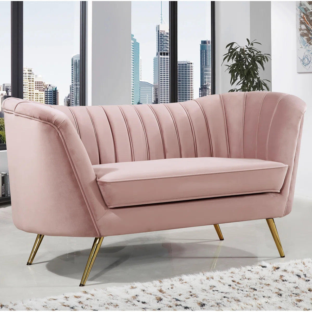 65'' Velvet Loveseat