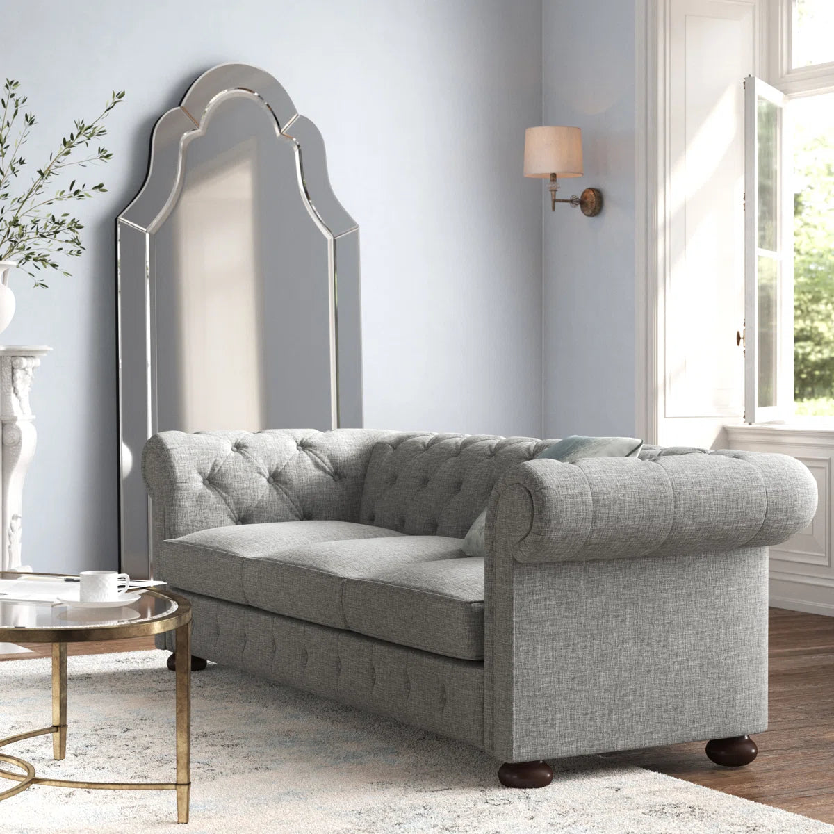 91.34'' Upholstered Sofa