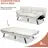 71 Inch Convertible Faux Leather Futon Sofa Bed with Adjustbale Arms,Loveseat Sleeper For Living Room, Bedroom, Studio, Apartment, Dorm, Home Office, Small Space