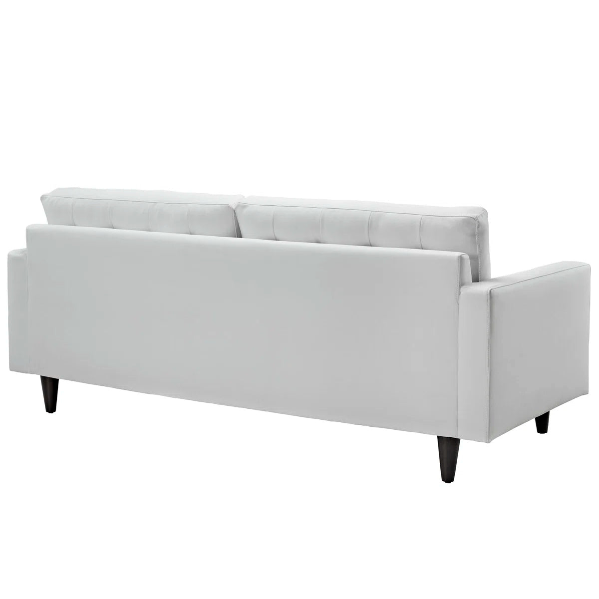 Tufted Bonded Leatherette Sofa