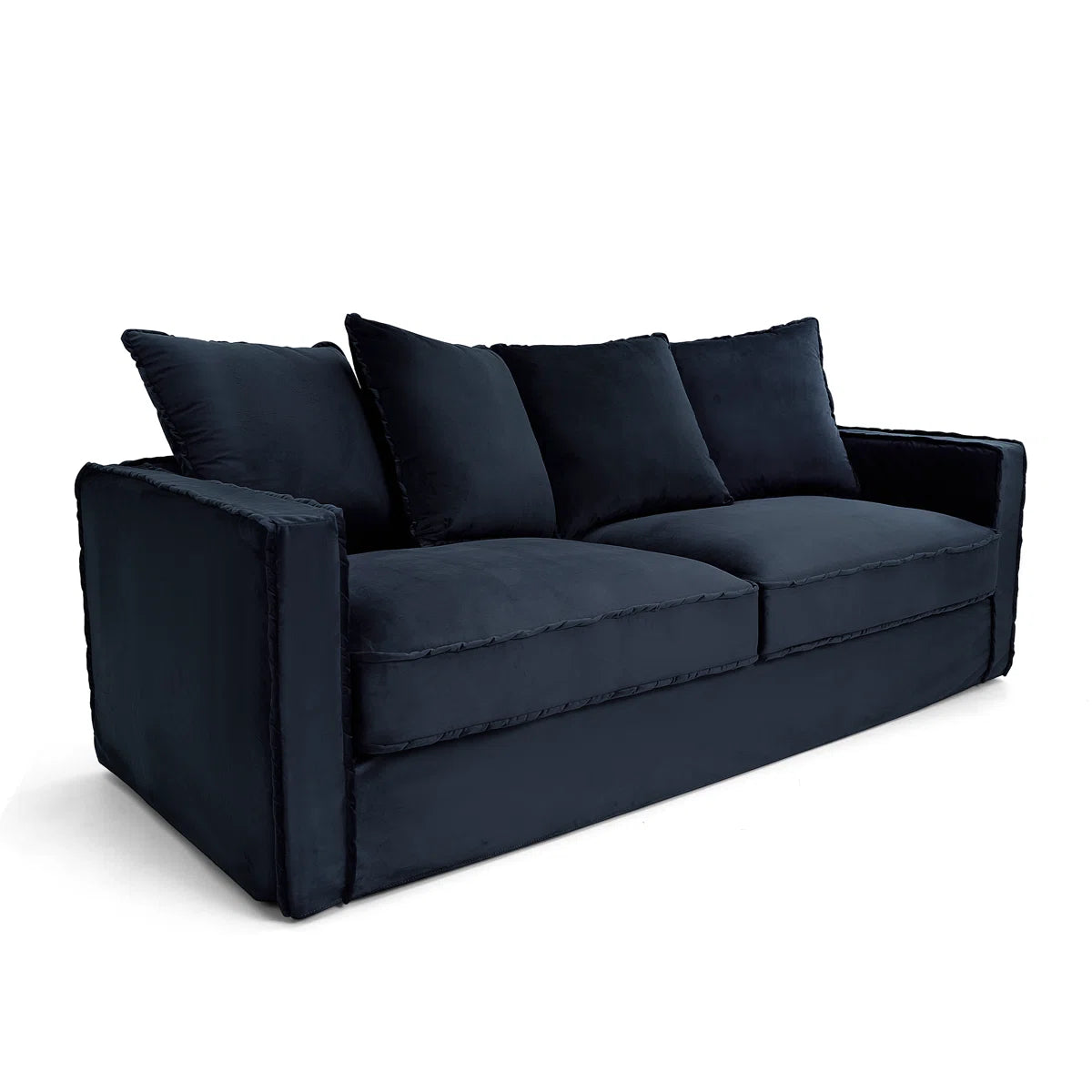 Velvet Slipcover Sofa