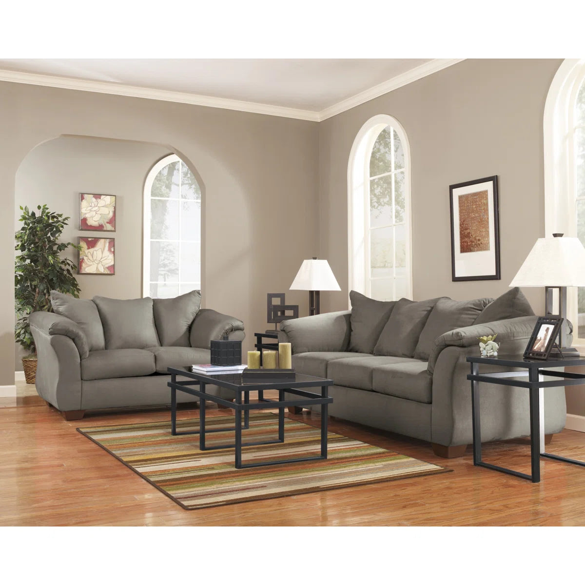 Best Pillow Top Arm Sofa for living room