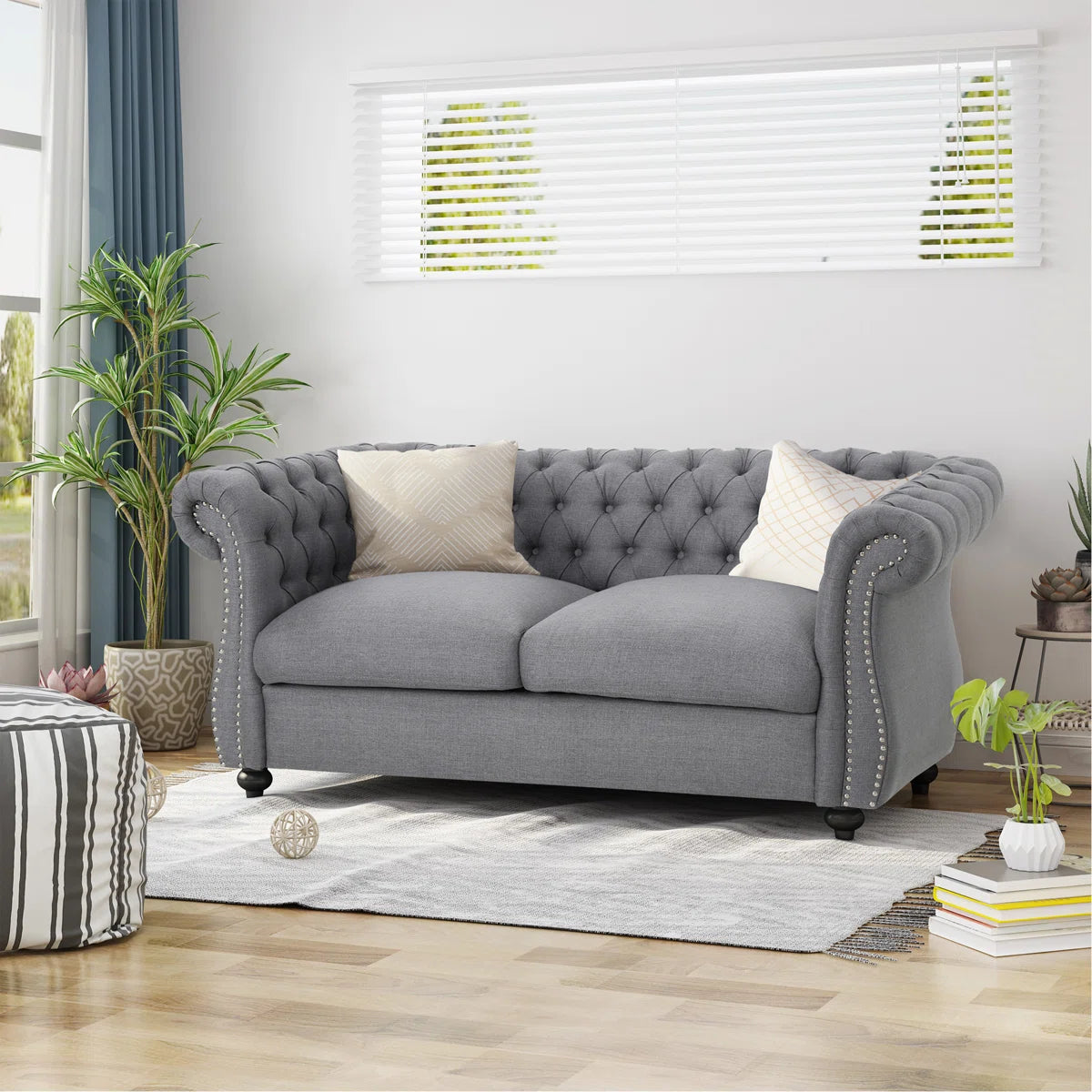 Rolled Arm Loveseat