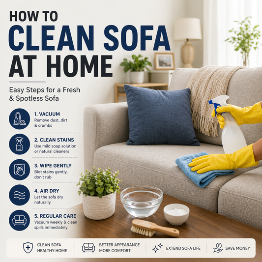 How to Clean Your Sofa at Home