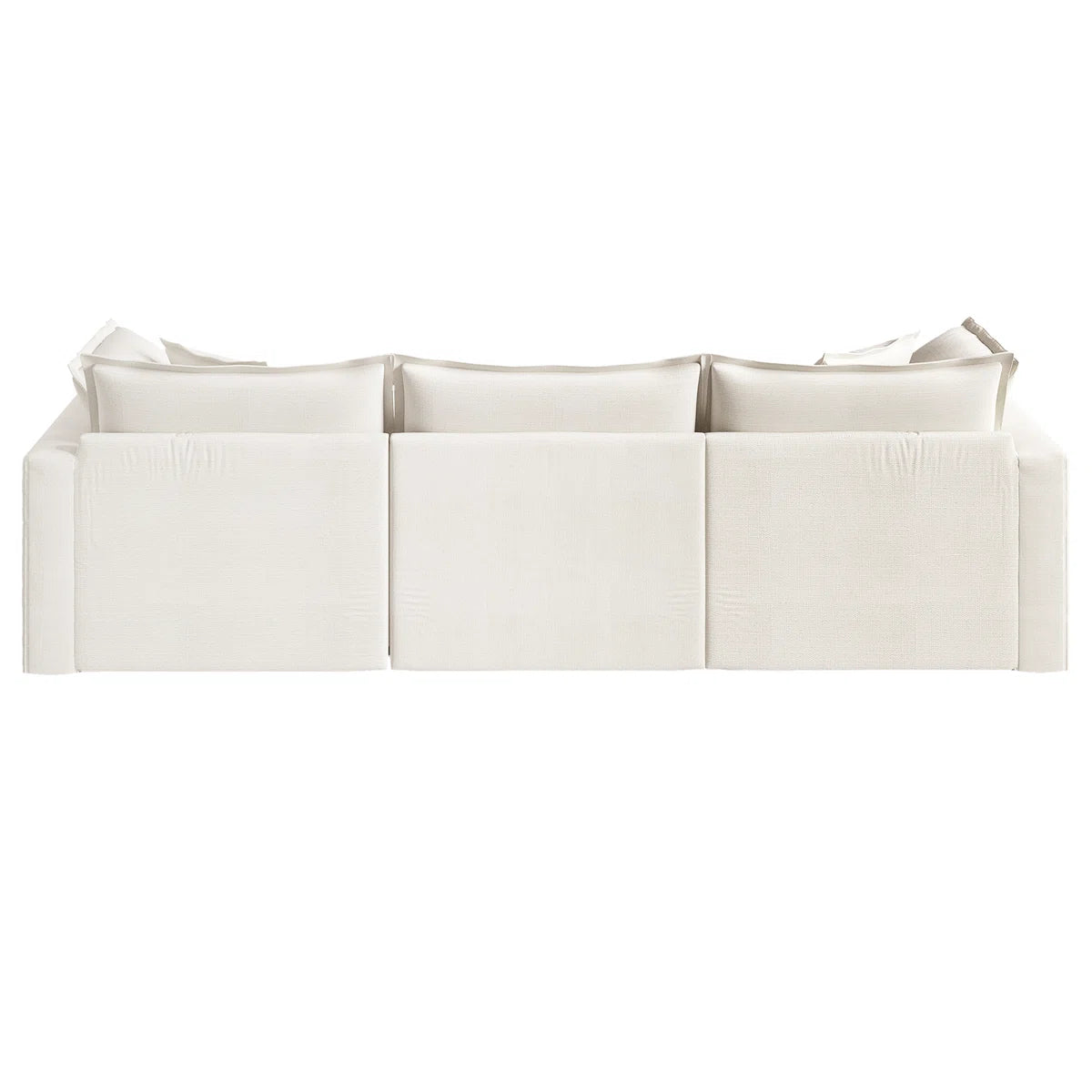 114" Down Cloud Couch, Oversized Modular Comfy Sofa for Living Room, L Shaped Sectional Couches with Detachable Sofa Cover, Storage Ottoman