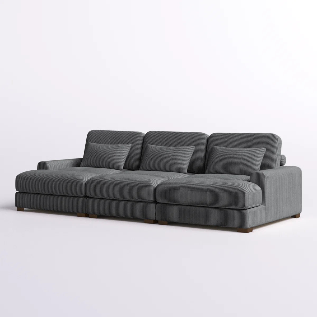 127.5'' Corduroy Sofa