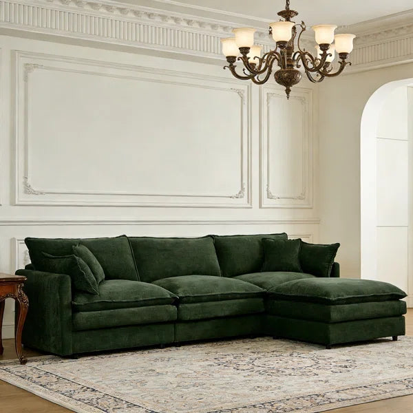 3-Seater Cloud Couch With Ottoman