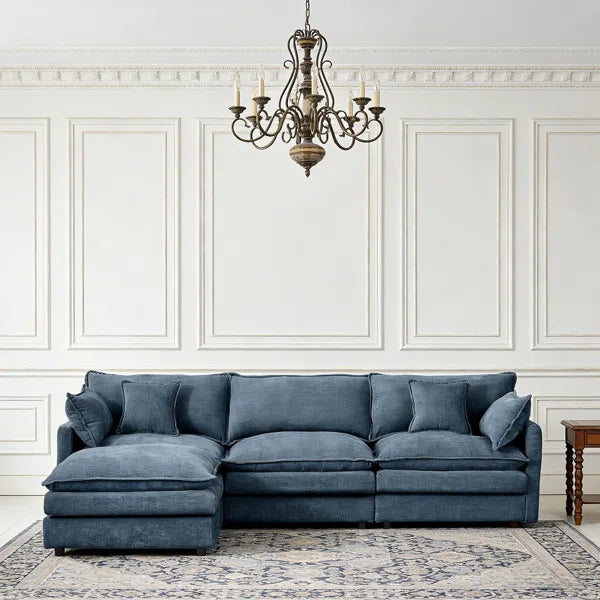 3-Seater Cloud Couch With Ottoman