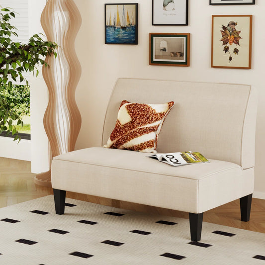 44'' Upholstered Loveseat Space Saving Premium 2 Seater Sofa