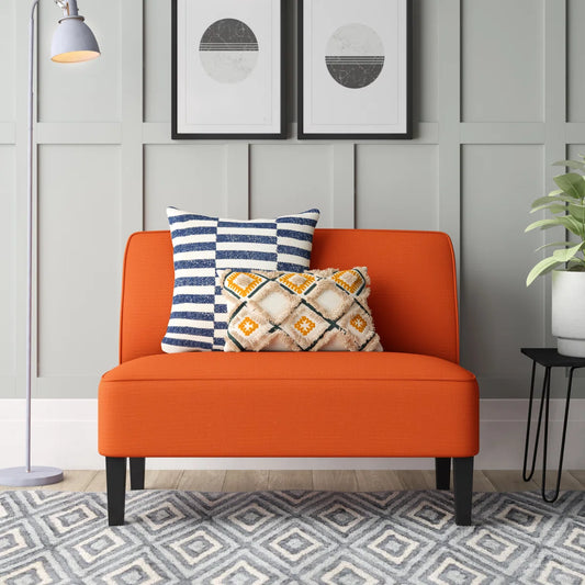 44'' Upholstered Loveseat Space Saving Premium 2 Seater Sofa