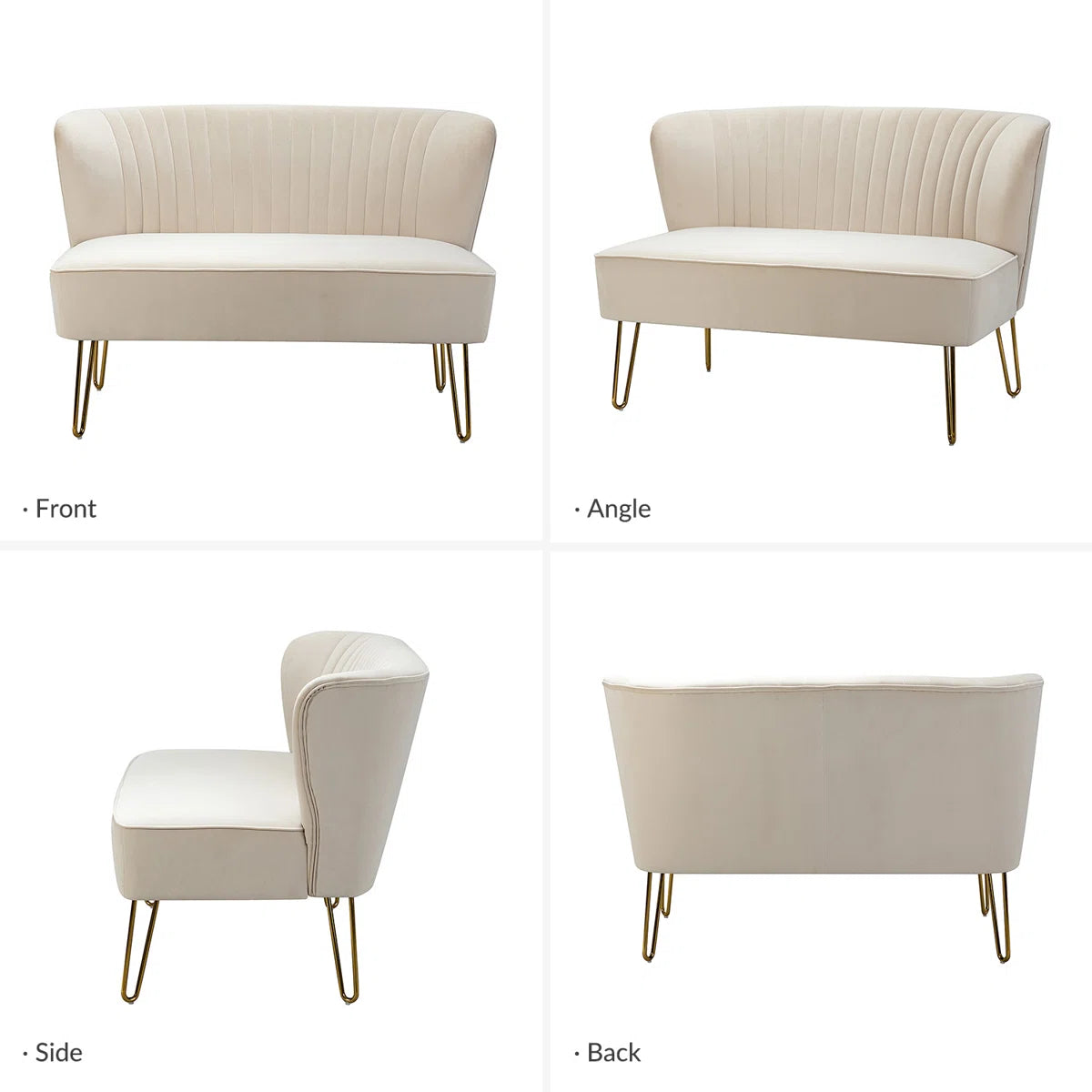 45'' Upholstered Loveseat