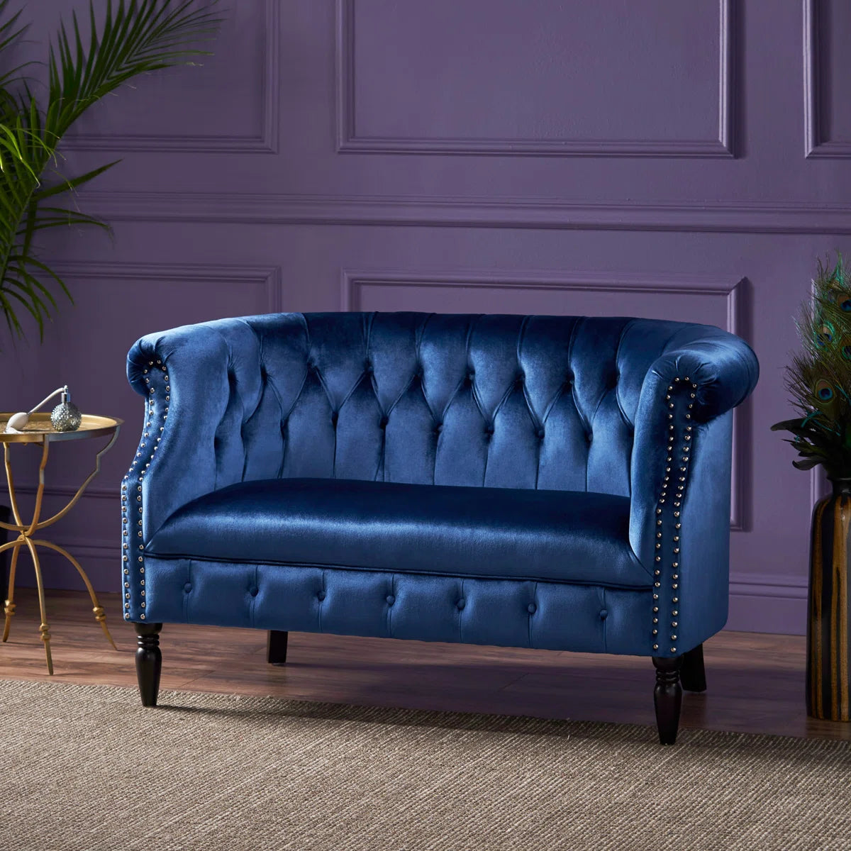 51.5'' Velvet Loveseat