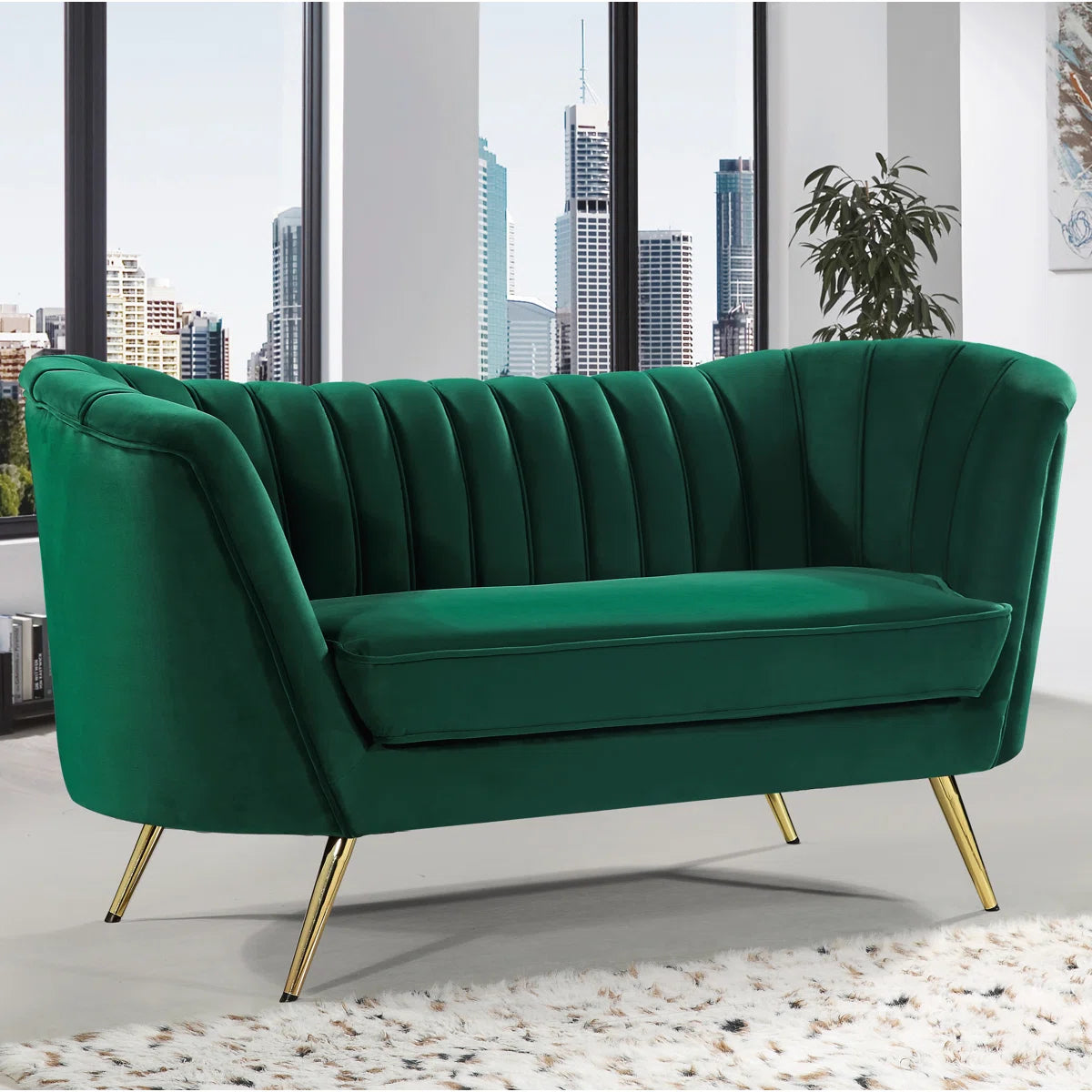 65'' Velvet Loveseat