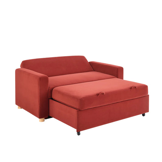 66.1" Full Size Convertible Loveseat, Dream Coil Comfort, Easy Assembly