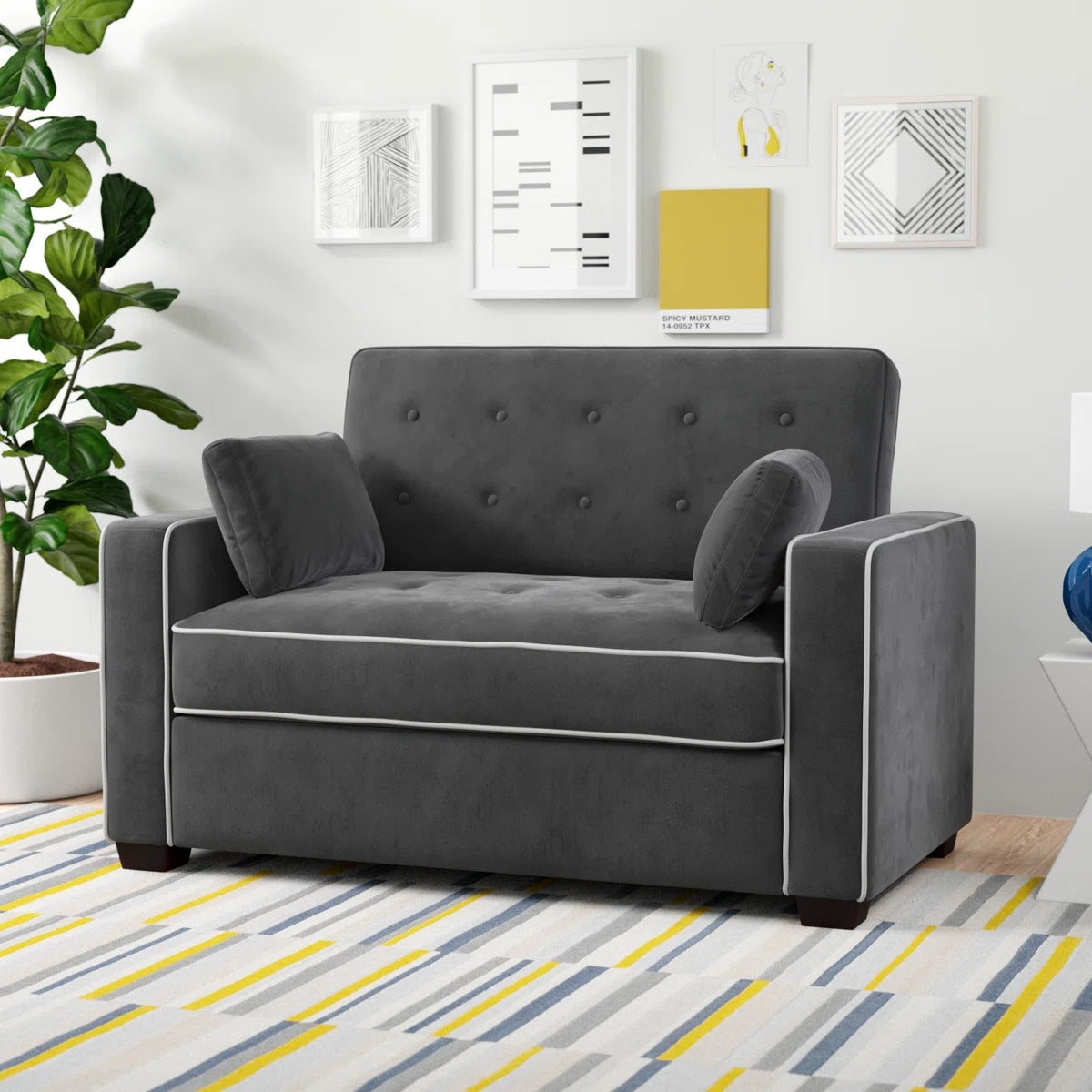 66.5'' Upholstered Sleeper Sofa