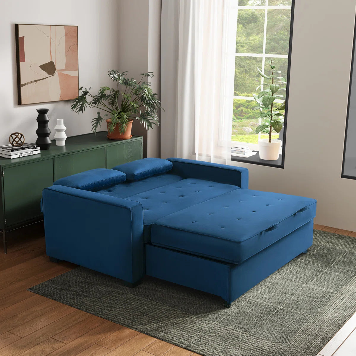 66.5'' Upholstered Sleeper Sofa