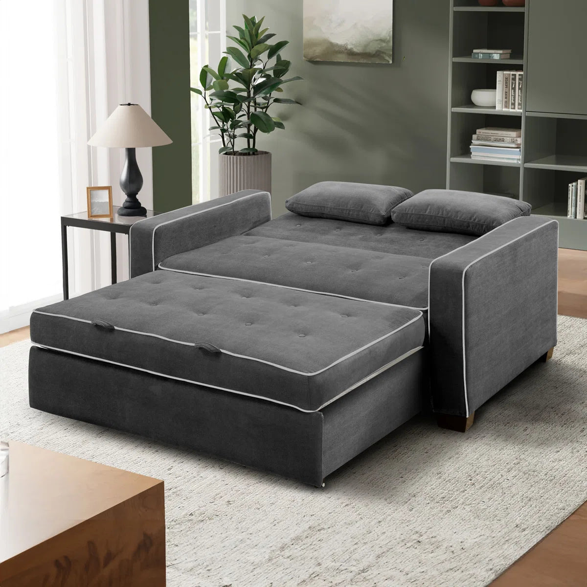 66.5'' Upholstered Sleeper Sofa