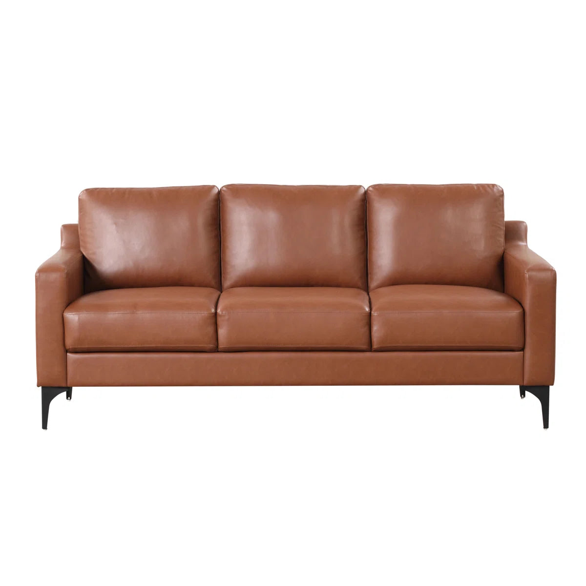 86.6'' Faux Leather Sofa