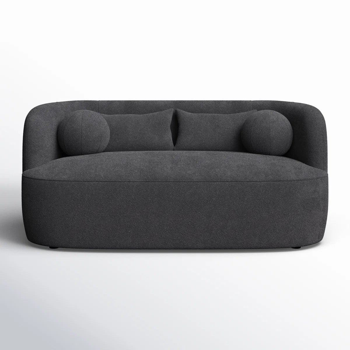 68" Wide Boucle Upholstered Loveseat Sofa
