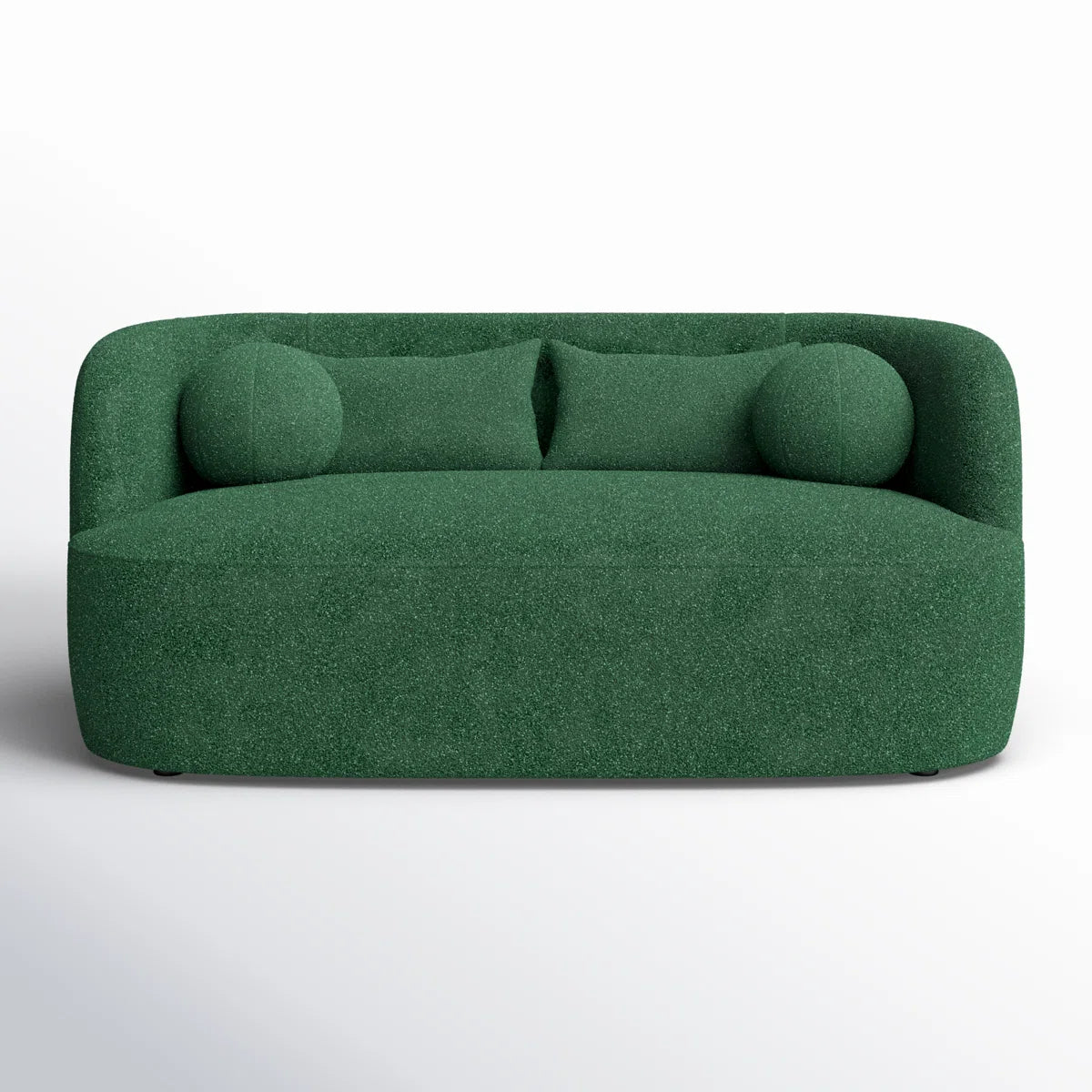 68" Wide Boucle Upholstered Loveseat Sofa
