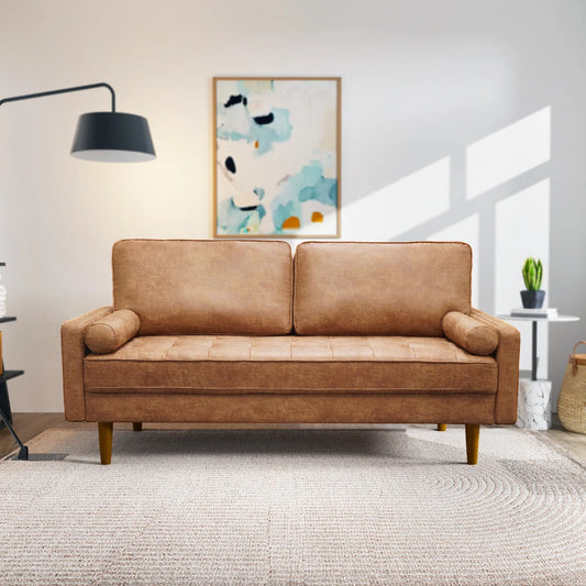69.7'' Faux Leatherette Sofa