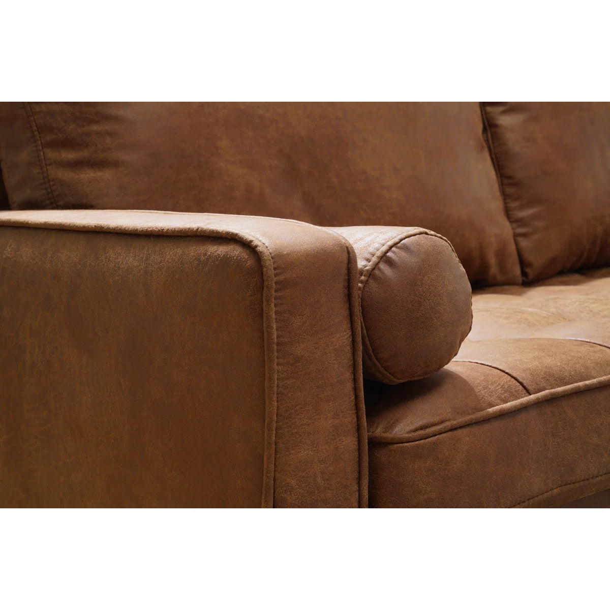 69.7'' Faux Leatherette Sofa