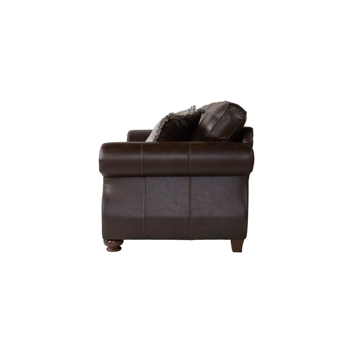 69'' Faux Leather Loveseat