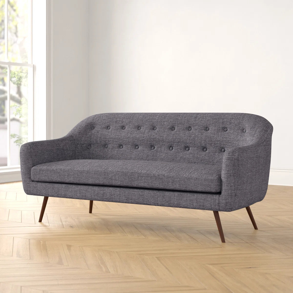 73" Flared Arm Sofa