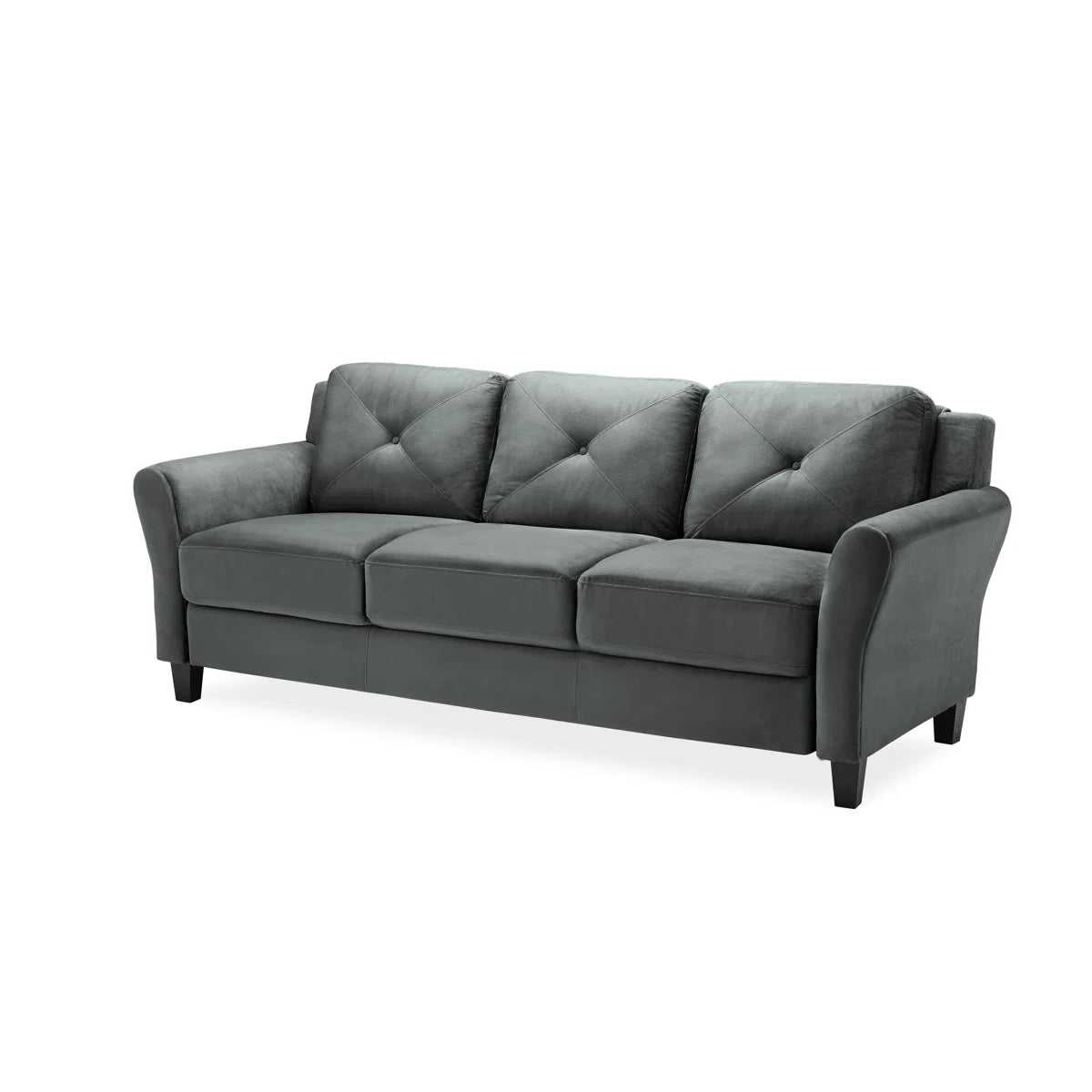78.8" Round Arm Tufted Sofa