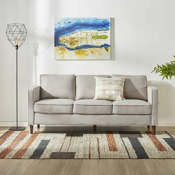 78" Square Arm Sofa