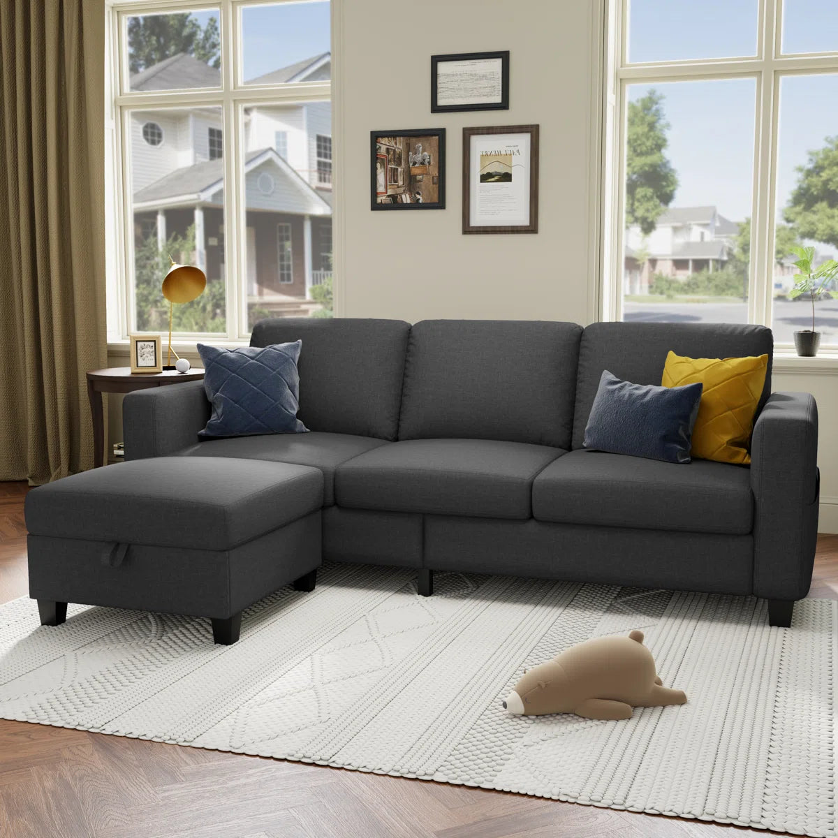 78" Upholstered Sofa Couch