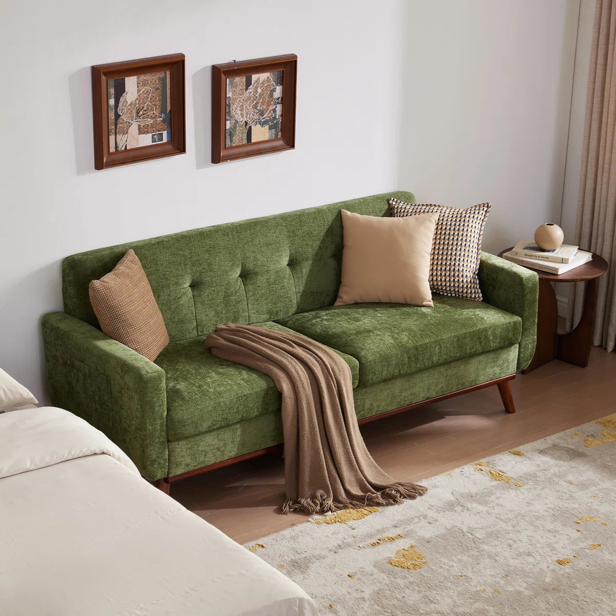 78" Square Arm Sofa