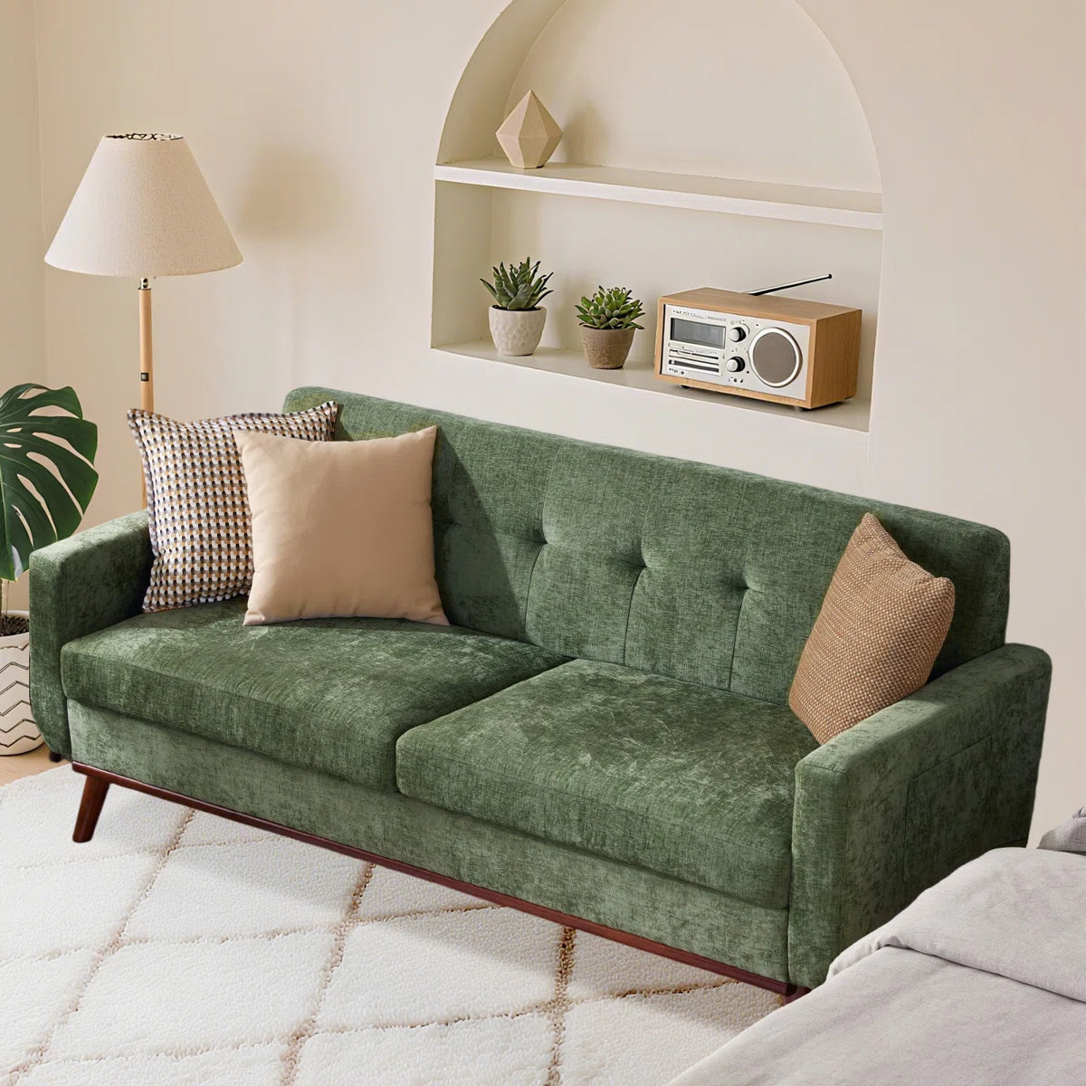 78" Square Arm Sofa