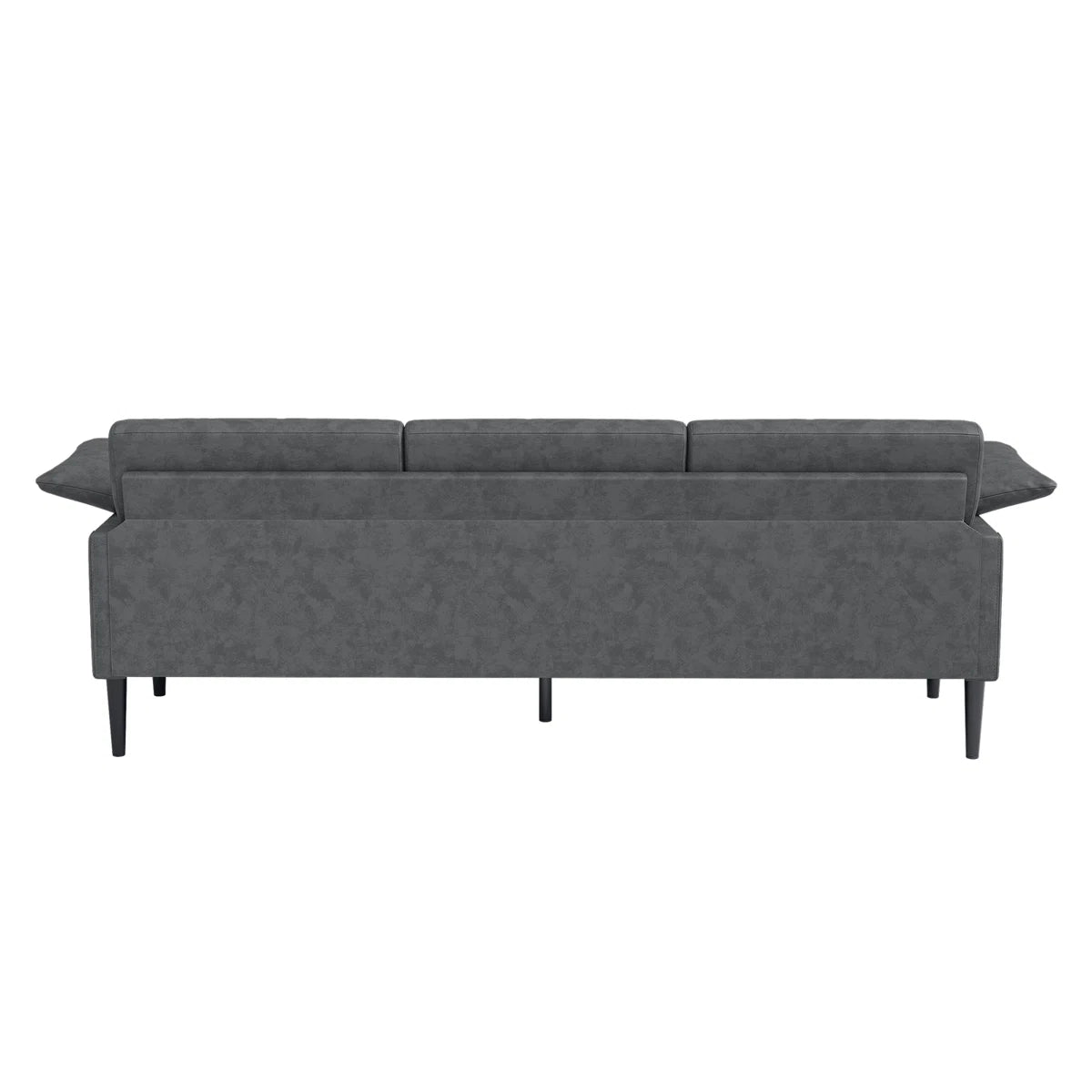 83'' Faux Leatherette Upholstered Square Arm Sofa