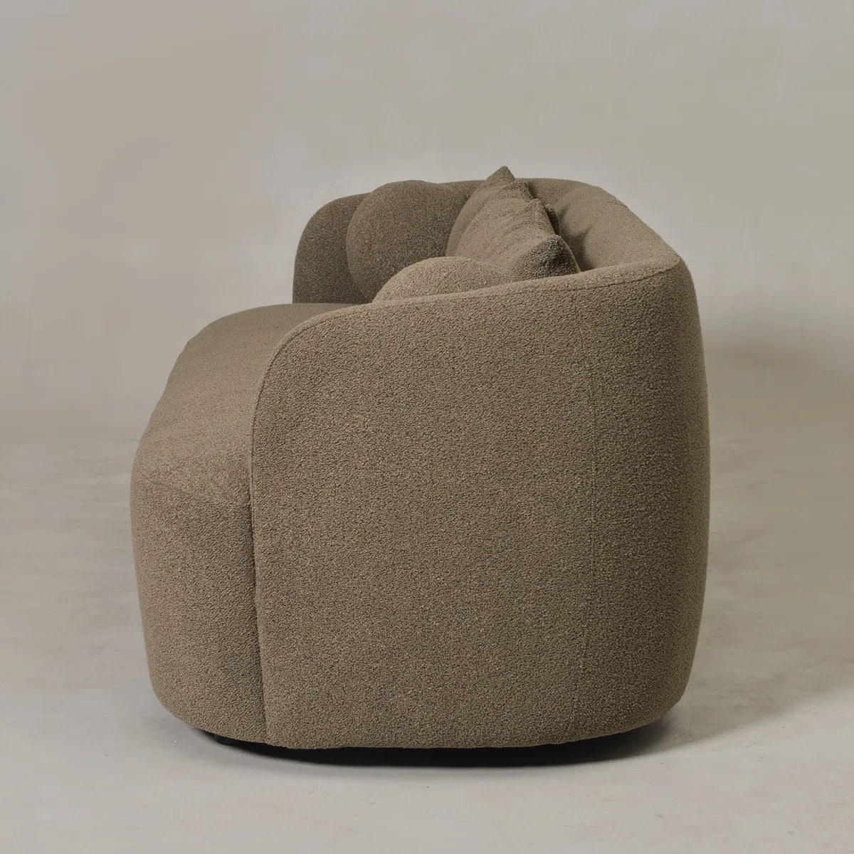 85" Wide Modern Boucle Upholstered 3 Seat Sofa