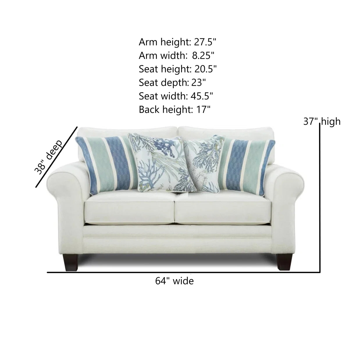 87'' Upholstered Sofa