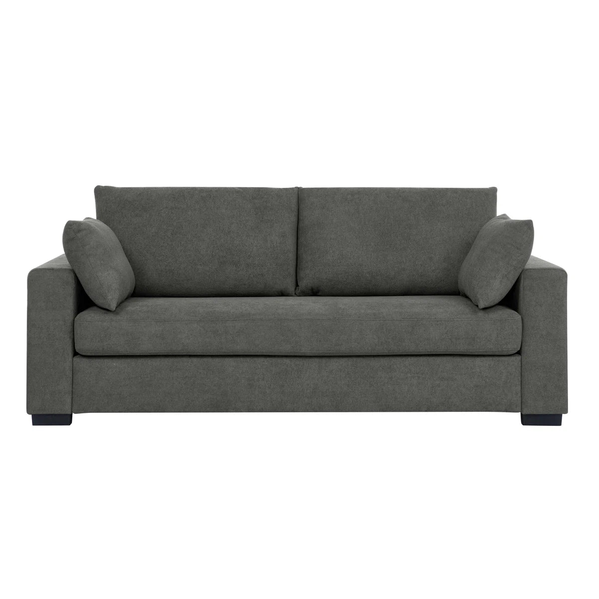 Cushioned Upholstered Sofa For Living Room, 2 Colour Options