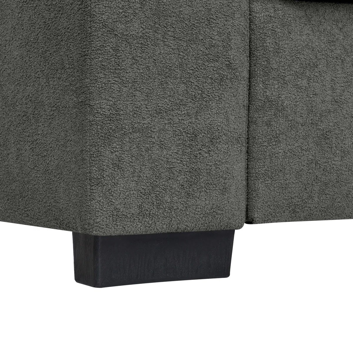 Cushioned Upholstered Sofa For Living Room, 2 Colour Options