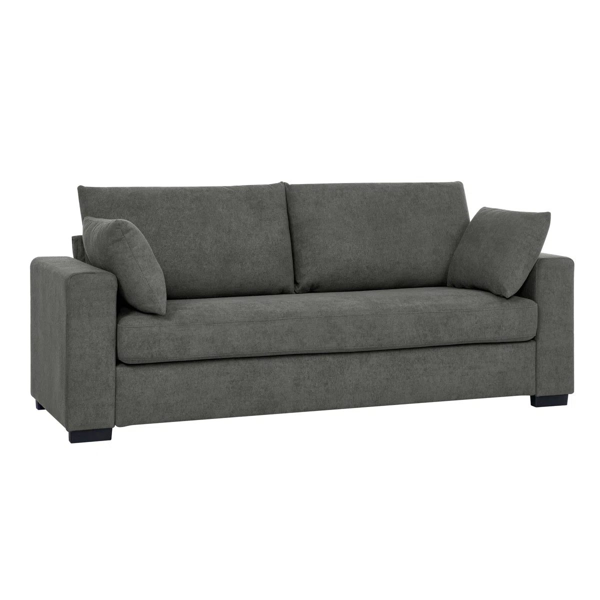 Cushioned Upholstered Sofa For Living Room, 2 Colour Options
