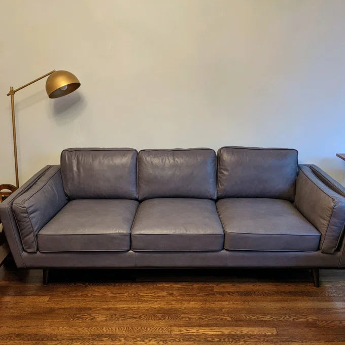 90.4'' Leather Sofa