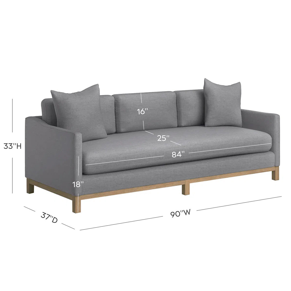 90 "Upholstered Sofa