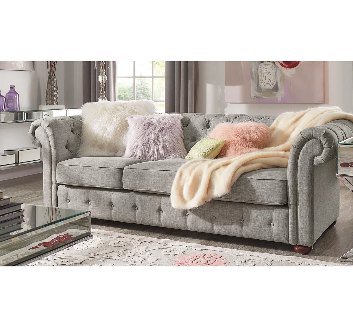 91.34'' Upholstered Sofa