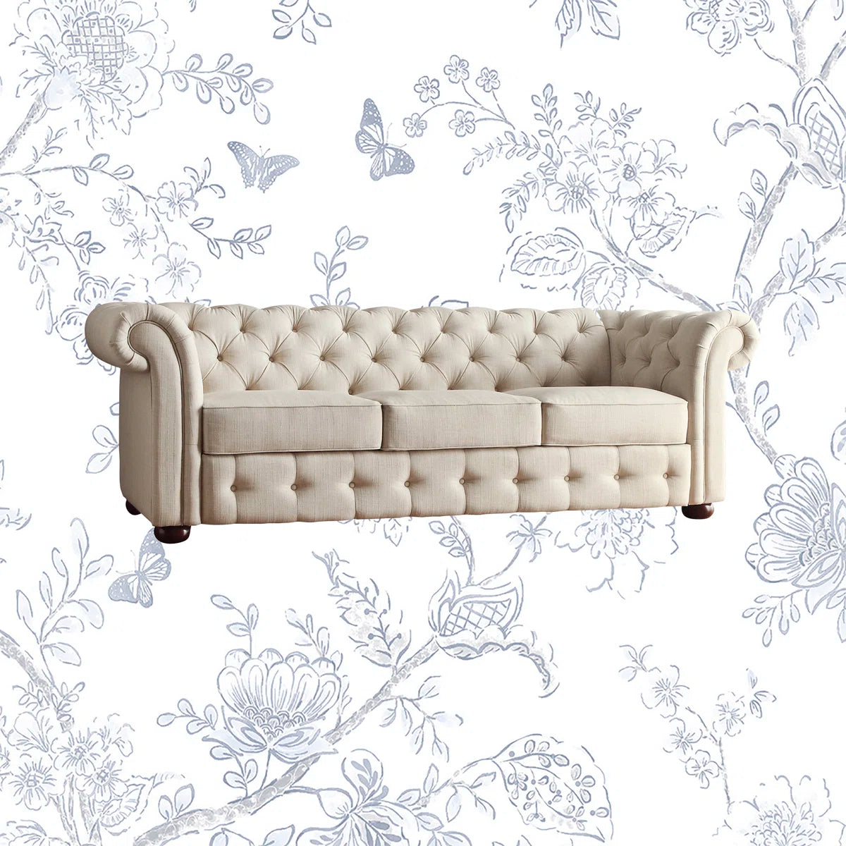 91.34'' Upholstered Sofa