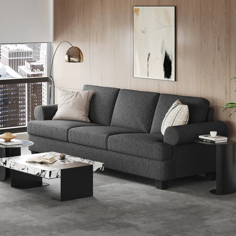 91'' Lawson Sofa with Deep Seats, 3 Seater Upholstered Couch for Living Room