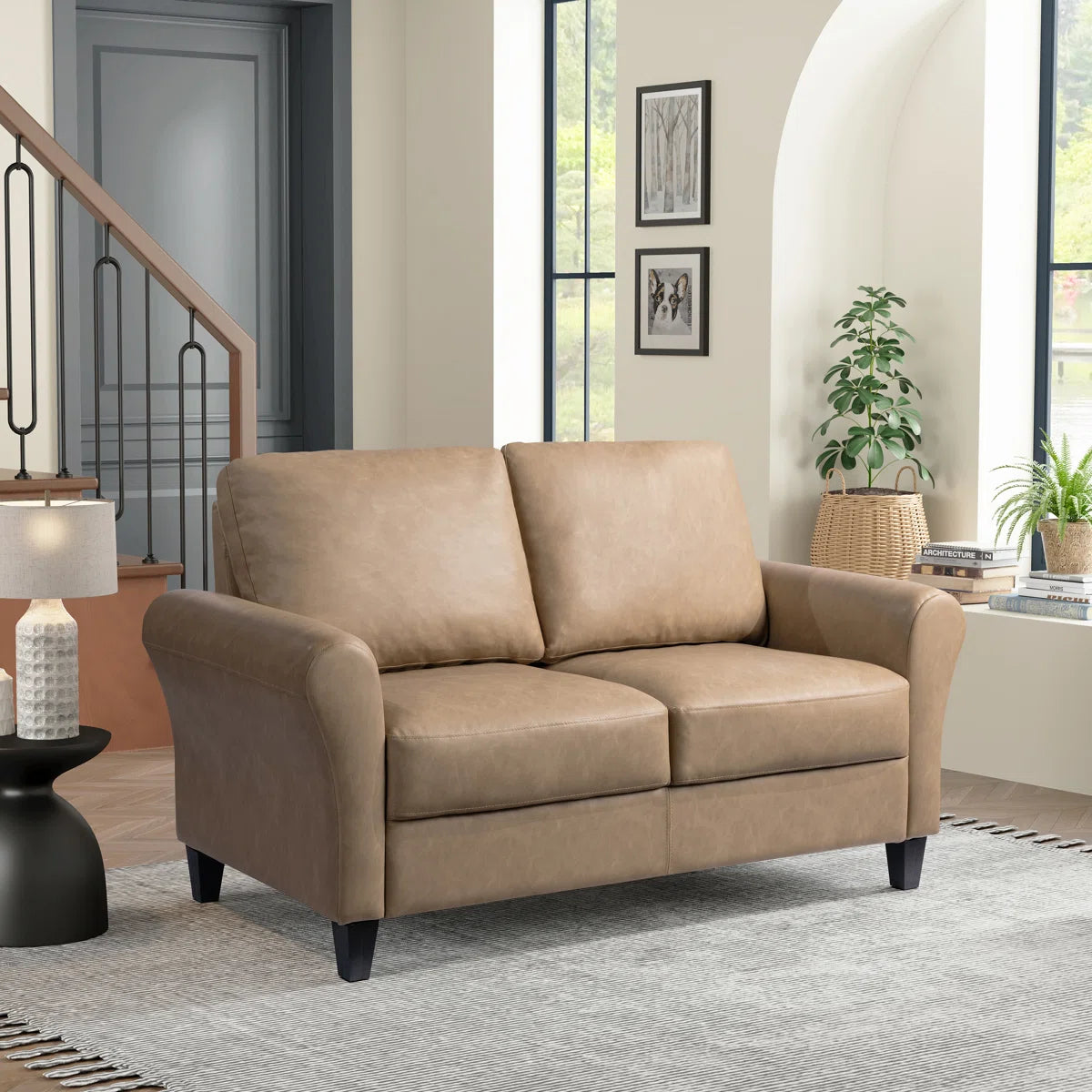 56.3'' Upholstered Loveseat