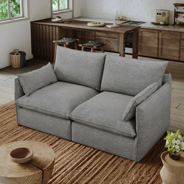modular sofa loveseat spill proof down filled