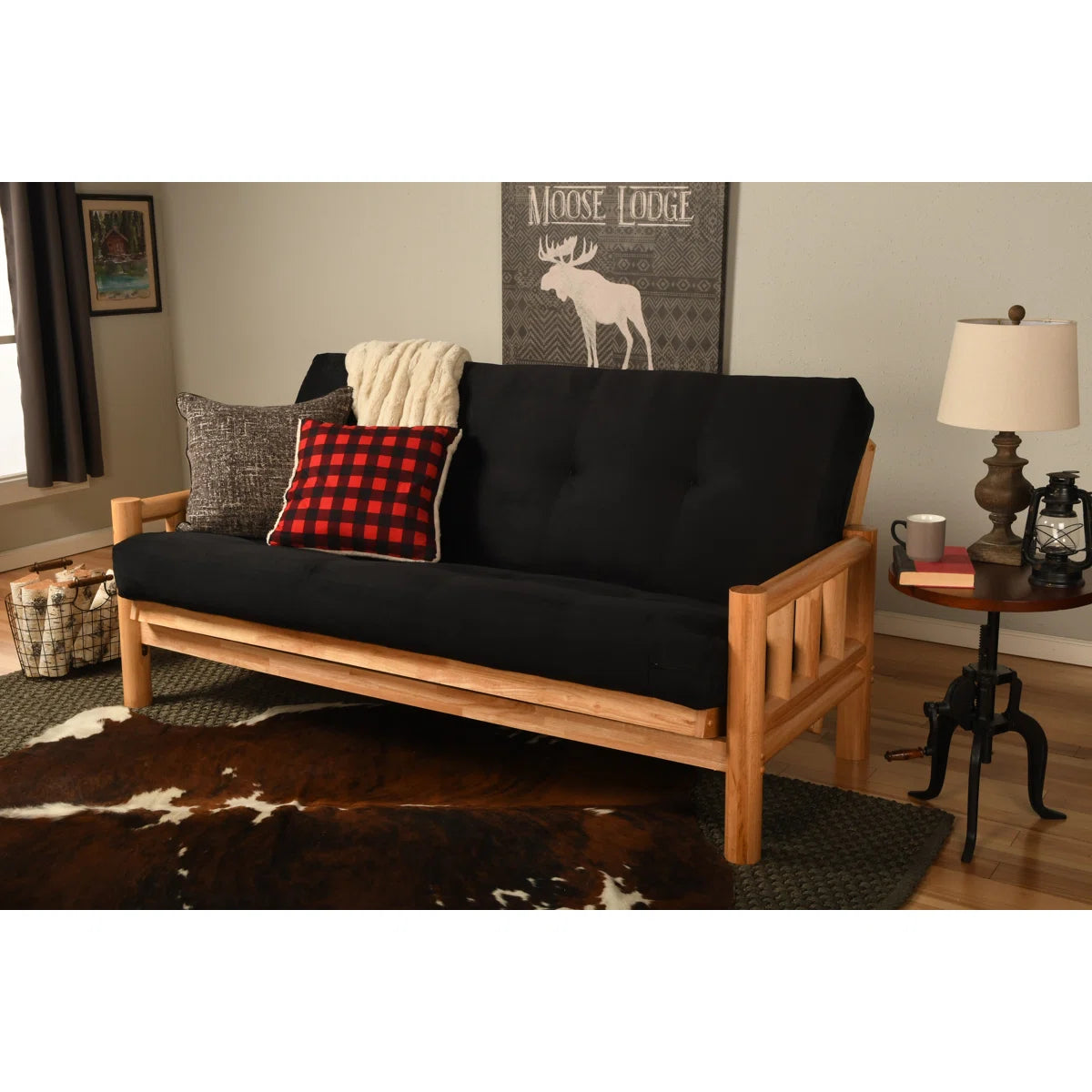 Full / Double 81'' Upholstered Futon And Mattress