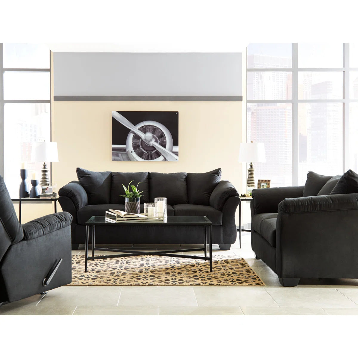 Best Pillow Top Arm Sofa for living room