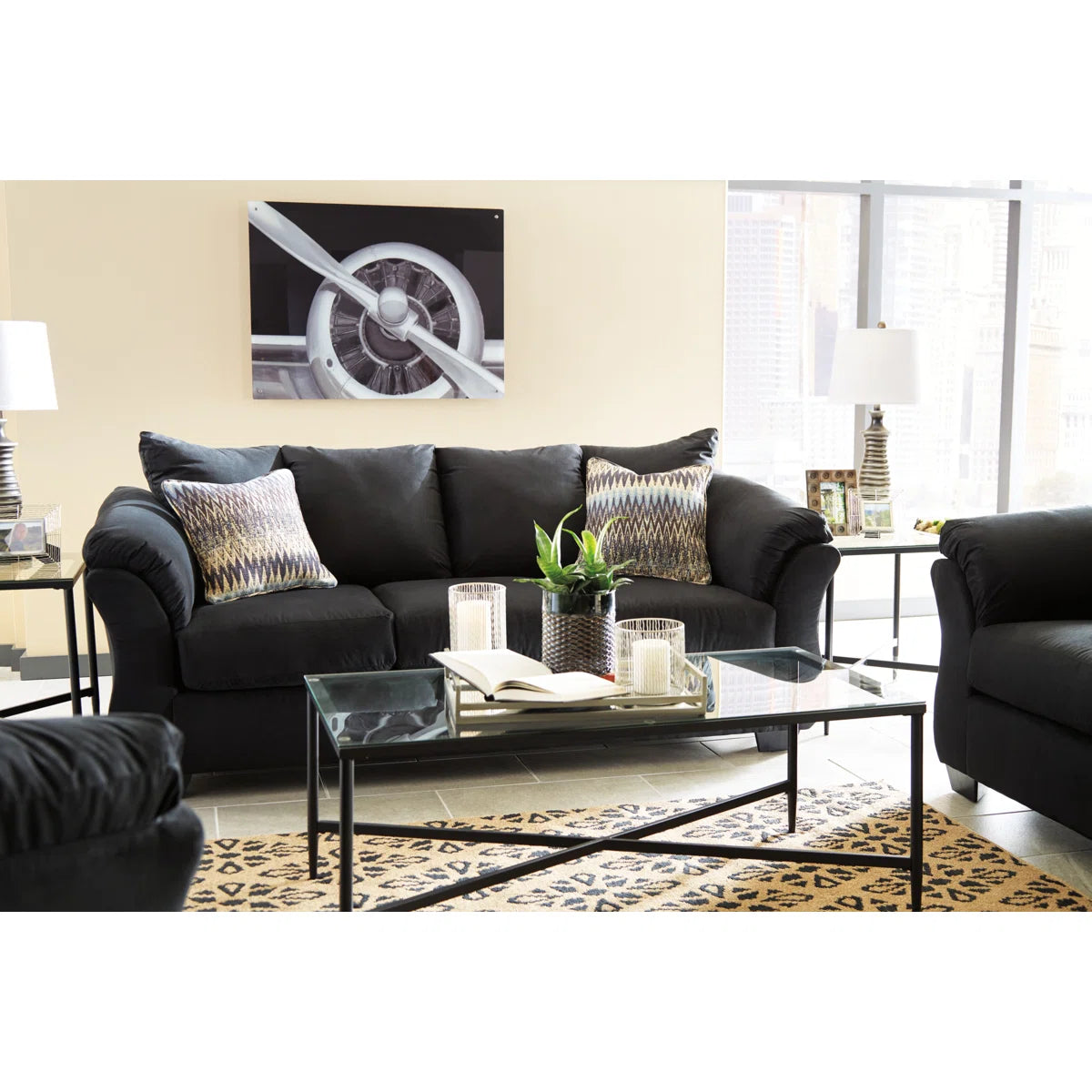 Best Pillow Top Arm Sofa for living room