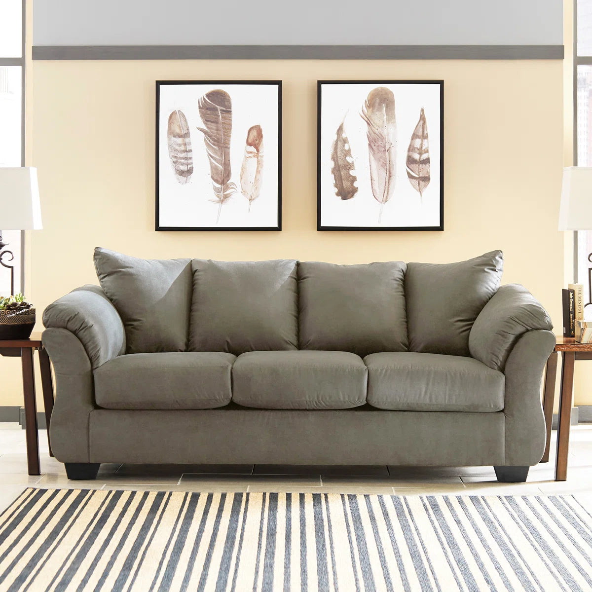 Best Pillow Top Arm Sofa for living room